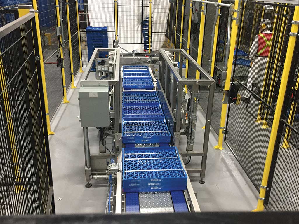 Système de Distribution de Paniers Vides Dépanneur Sous Vide en Ligne